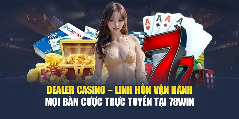 Dealer Casino Là Gì? Nhiệm Vụ Và Cách Làm Việc Tại 78WIN 5 Dealer Casino – Linh hồn vận hành mọi bàn cược trực tuyến tại 78WIN