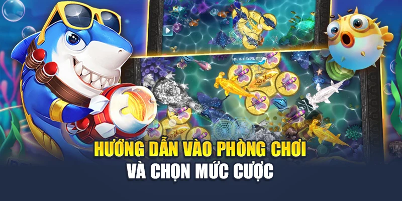 Bắn Cá Bingo Đổi Thưởng Đậm Tay Tại 78WIN 6 Hướng dẫn vào phòng chơi và chọn mức cược